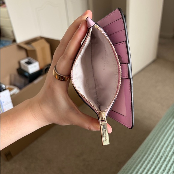 Kate Spade Pink/Lavender Leather Wallet - Picture 4 of 5